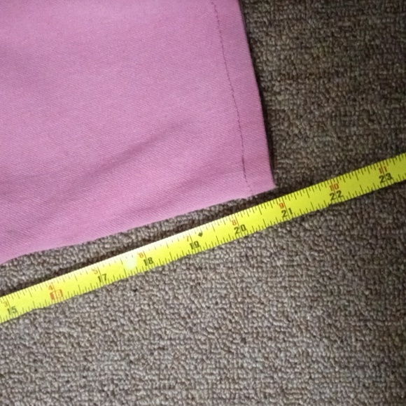 SERRA CROPPED LENGTH JEGGINGS LARGE PINK - Picture 5 of 5